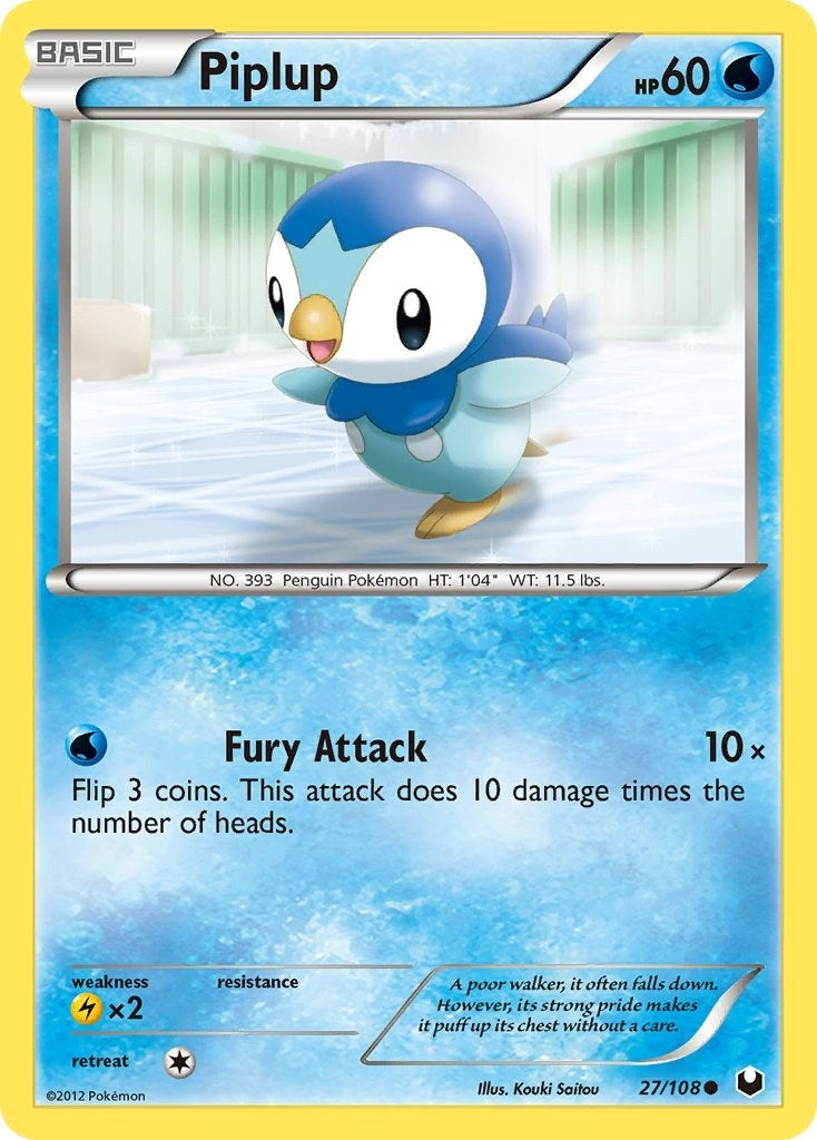 Image for Piplup (27/108) (DEX) - Pokemon
