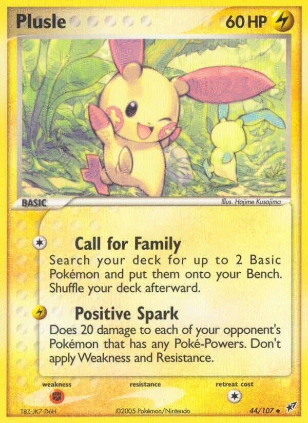 Image for Plusle (44/107) (DX) - Pokemon