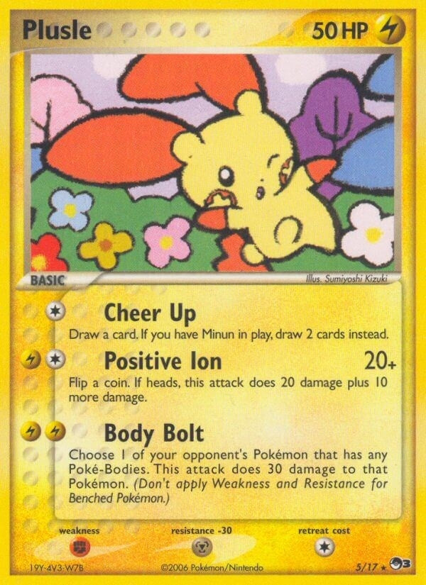 Image for Plusle (005/017) (POP) - Pokemon