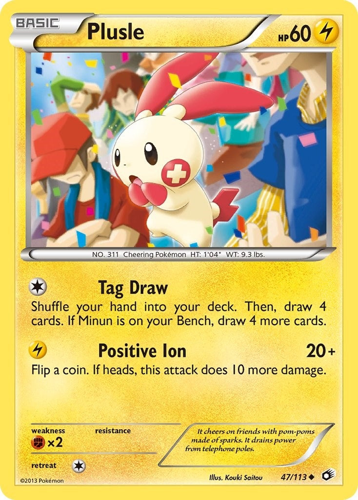 Image for Plusle (47/113) (LTR) - Pokemon