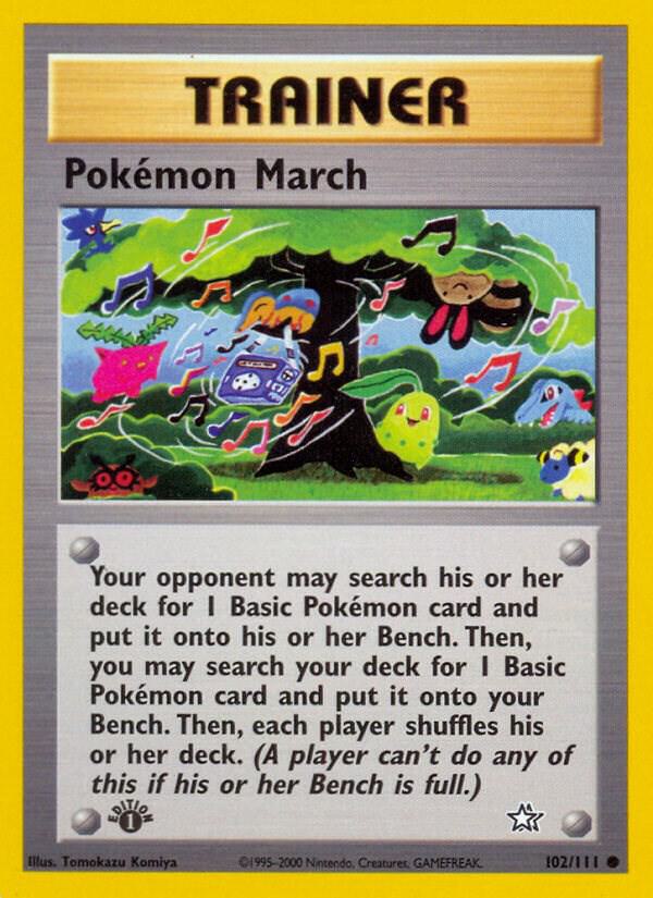 Image for Pokemon March (102/111) (N1) - Pokemon