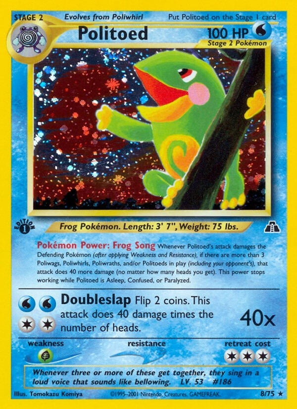 Image for Politoed (8) (08/75) (N2) - Pokemon