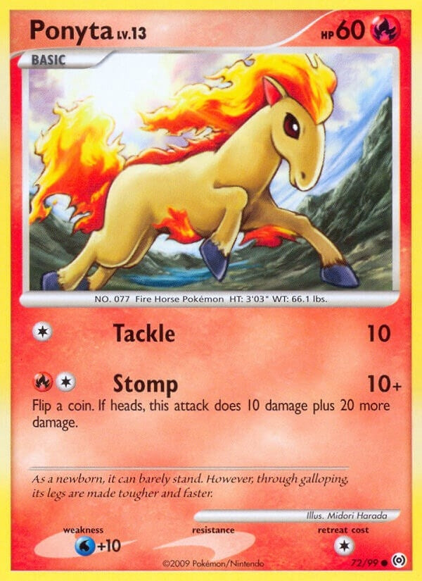 Image for Ponyta (72) (72/99) (AR) - Pokemon