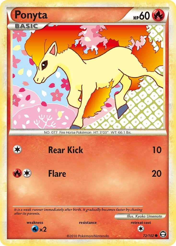 Image for Ponyta (72/102) (TM) - Pokemon