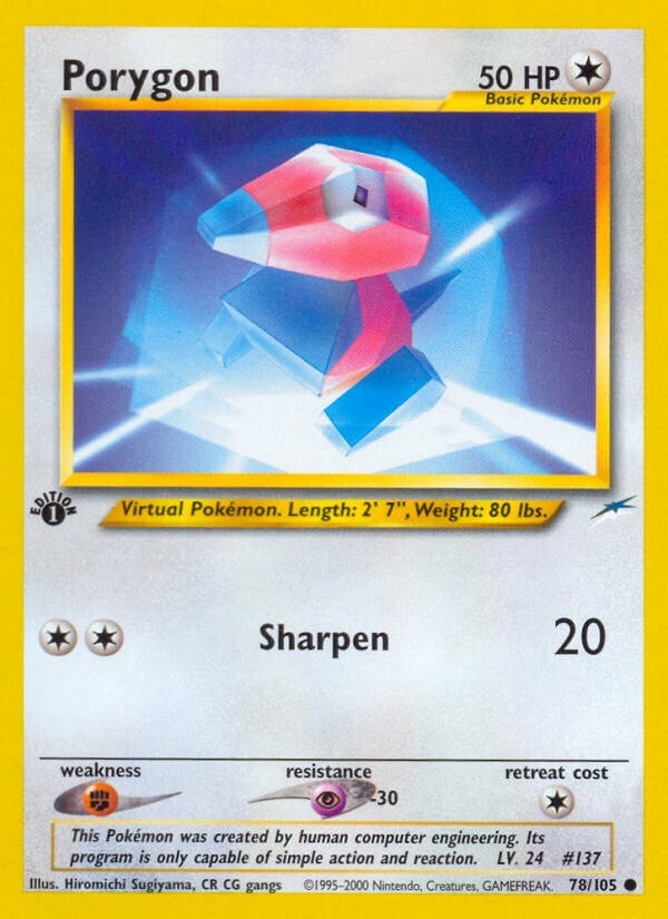 Image for Porygon (078/105) (N4) - Pokemon