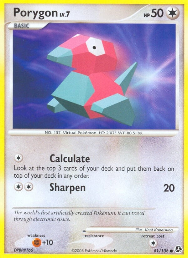 Image for Porygon (81/106) (GE) - Pokemon