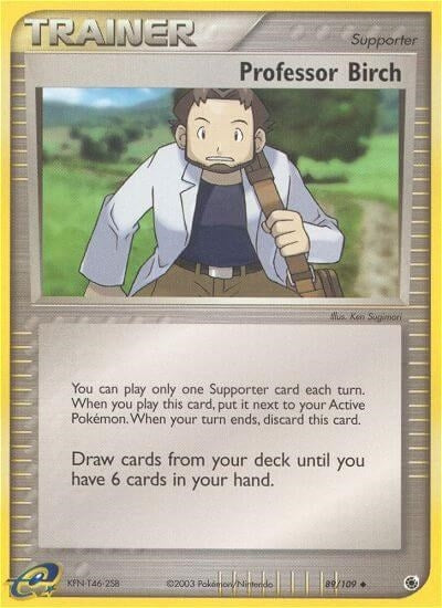 Image for Professor Birch (89/109) (RS) - Pokemon