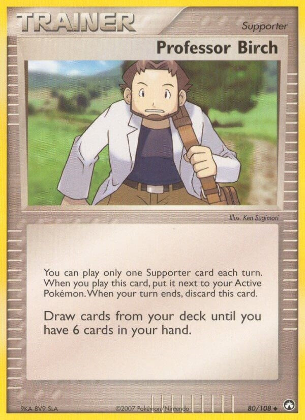 Image for Professor Birch (80/108) (PK) - Pokemon