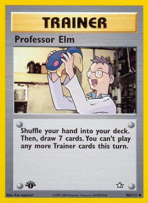 Image for Professor Elm (096/111) (N1) - Pokemon