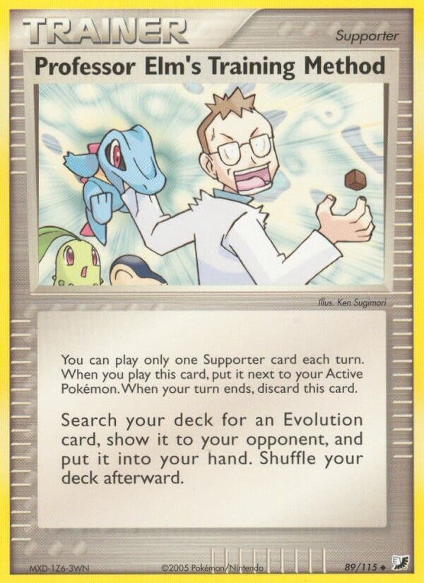 Image for Professor Elm's Training Method (89/115) (UF) - Pokemon