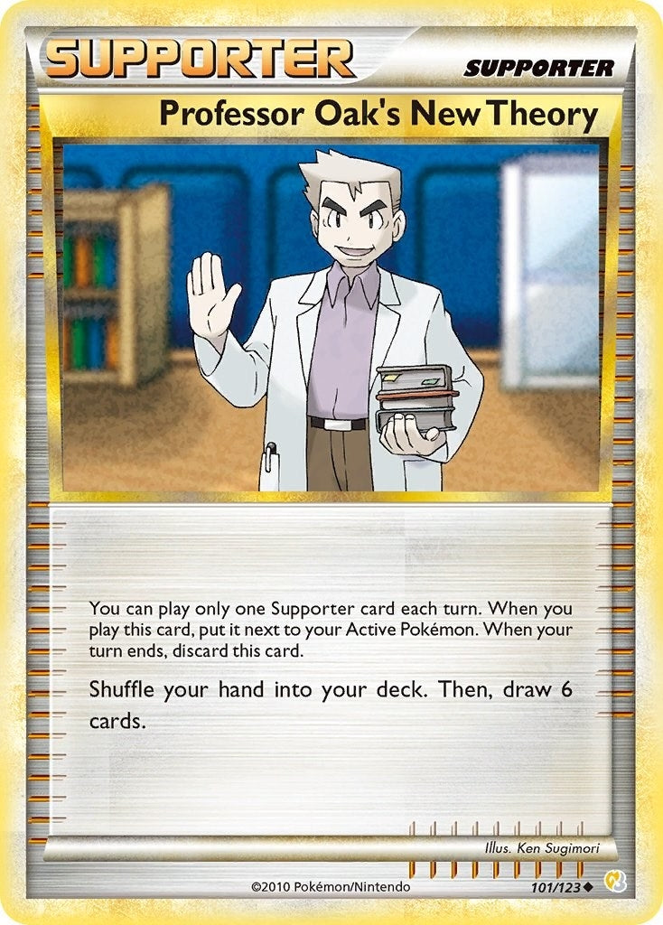Image for Professor Oak's New Theory (101/123) (HS) - Pokemon