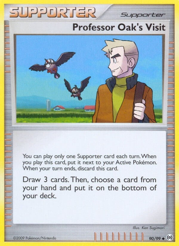 Image for Professor Oak's Visit (90/99) (AR) - Pokemon