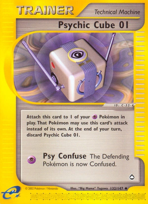Image for Psychic Cube 01 (132/147) (AQ) - Pokemon