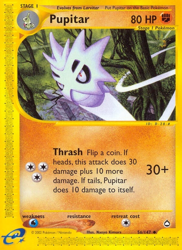 Image for Pupitar (056/147) (AQ) - Pokemon