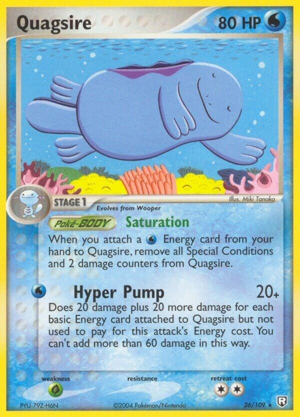 Image for Quagsire (26/109) (RR) - Pokemon