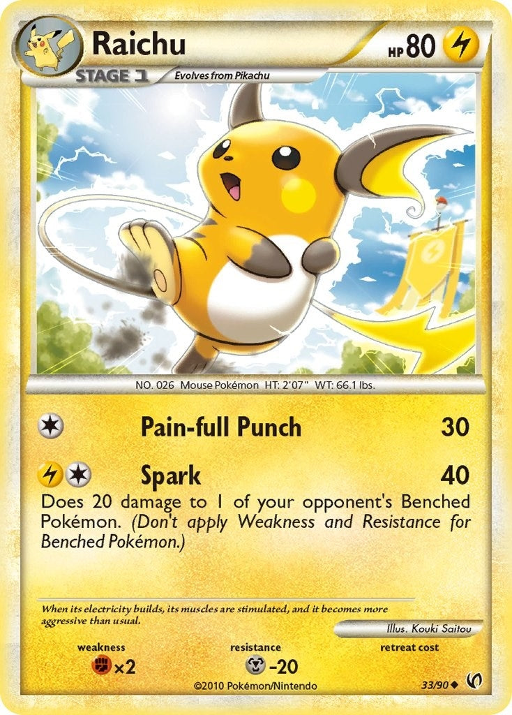 Image for Raichu (33/90) (UD) - Pokemon