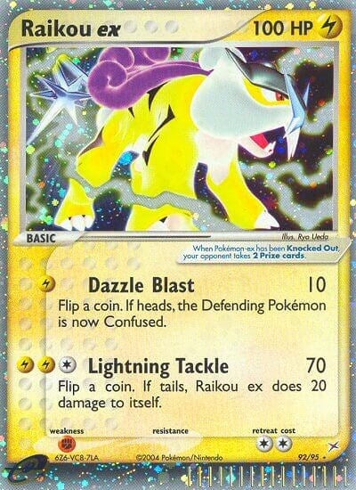 Image for Raikou ex (92/95) (MA) - Pokemon