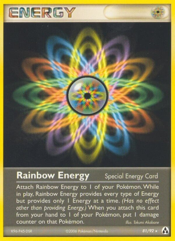 Image for Rainbow Energy (81/92) (LM) - Pokemon