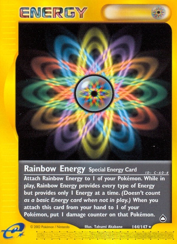 Image for Rainbow Energy (144/147) (AQ) - Pokemon
