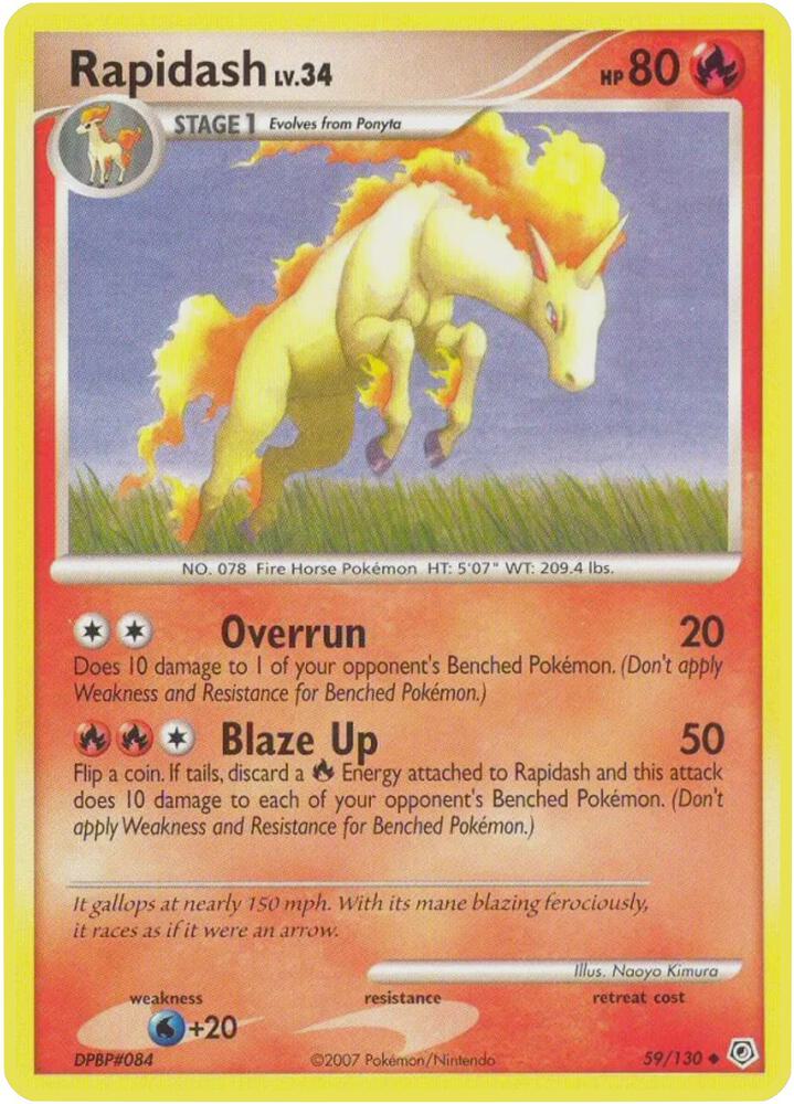 Image for Rapidash (59/130) (DP) - Pokemon