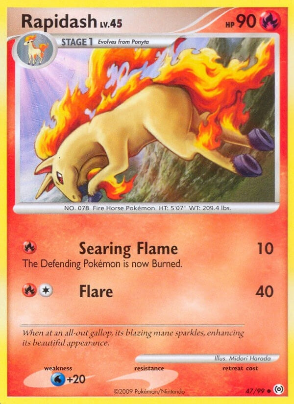 Image for Rapidash (47) (47/99) (AR) - Pokemon