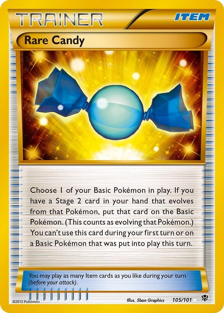 Image for Rare Candy (105 Secret Rare) (105/101) (PLB) - Pokemon