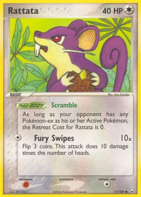 Image for Rattata (71/109) (RR) - Pokemon