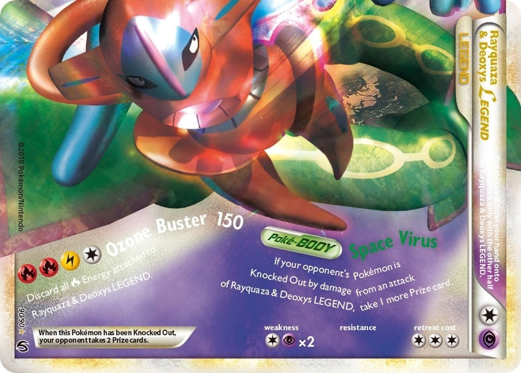 Image for Rayquaza & Deoxys Legend (Bottom) (90/90) (UD) - Pokemon