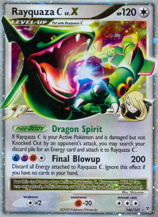 Image for Rayquaza C Lv.X (146) (SV) - Pokemon