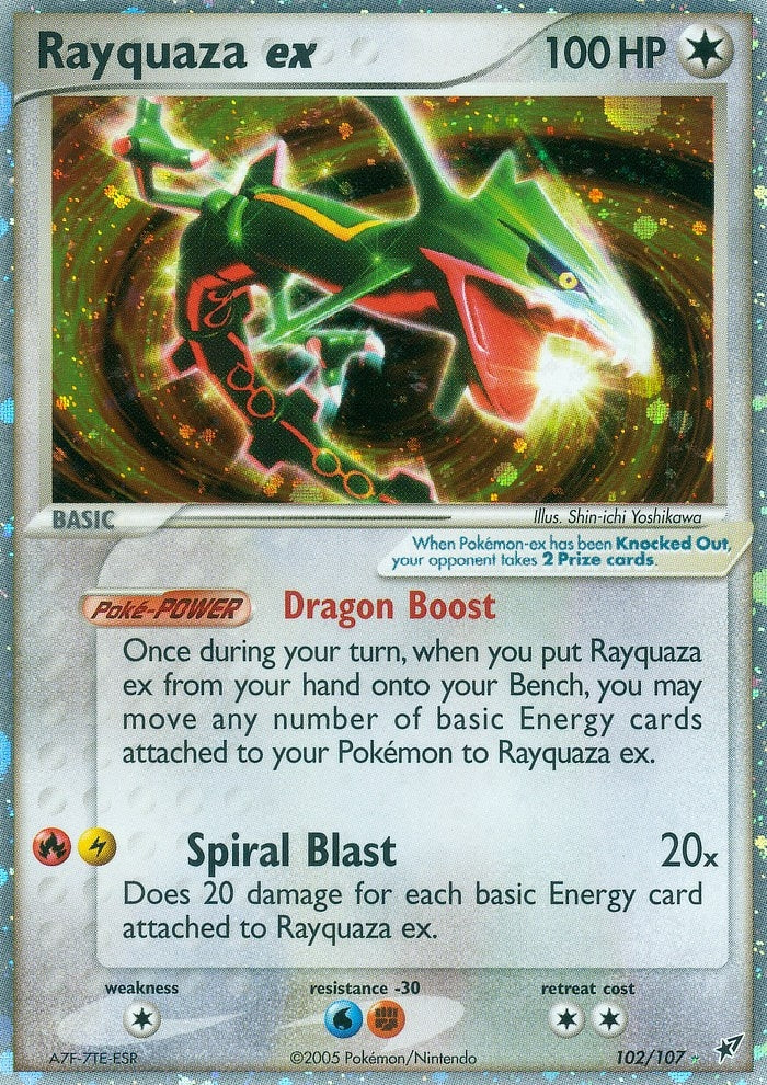 Image for Rayquaza ex (102/107) (DX) - Pokemon