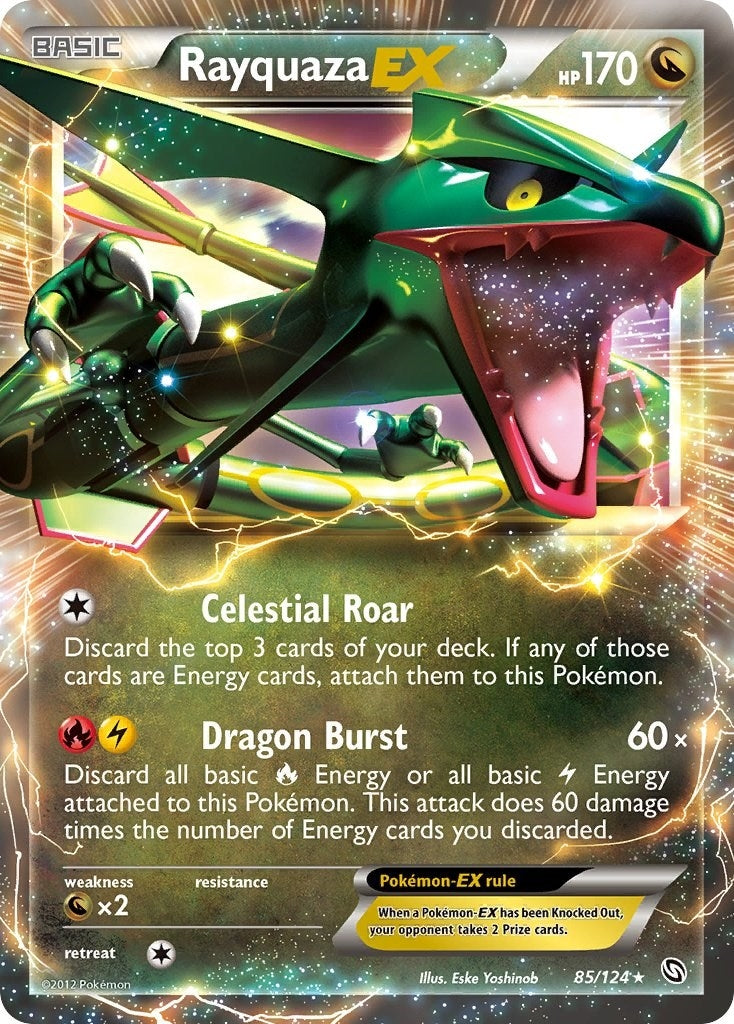 Image for Rayquaza EX (85/124) (DRX) - Pokemon