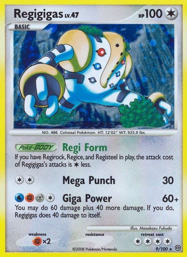 Image for Regigigas (9/100) (SF) - Pokemon