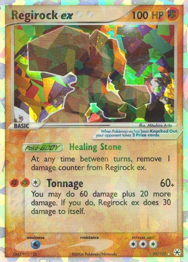 Image for Regirock ex (98/101) (HL) - Pokemon