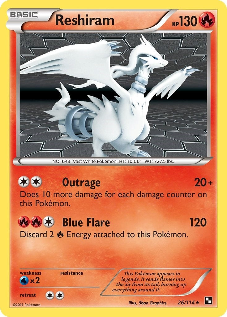 Image for Reshiram (26/114) (BLW) - Pokemon