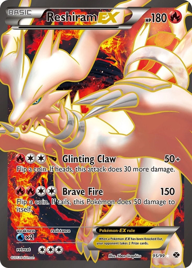 Image for Reshiram EX (95 Full Art) (95/99) (NXD) - Pokemon
