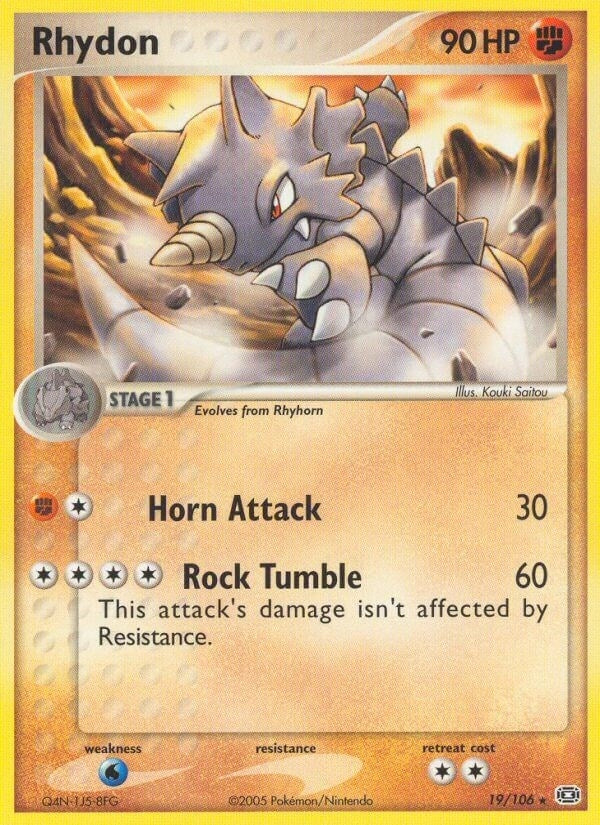 Image for Rhydon (19/106) (EM) - Pokemon