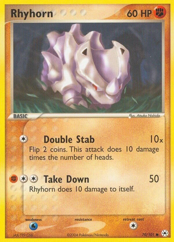 Image for Rhyhorn (70/101) (HL) - Pokemon