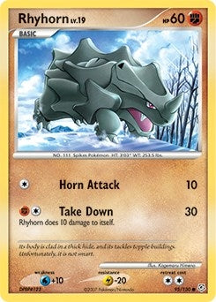 Image for Rhyhorn (95/130) (DP) - Pokemon