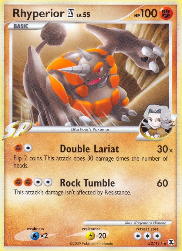 Image for Rhyperior E4 (32/111) (RR) - Pokemon