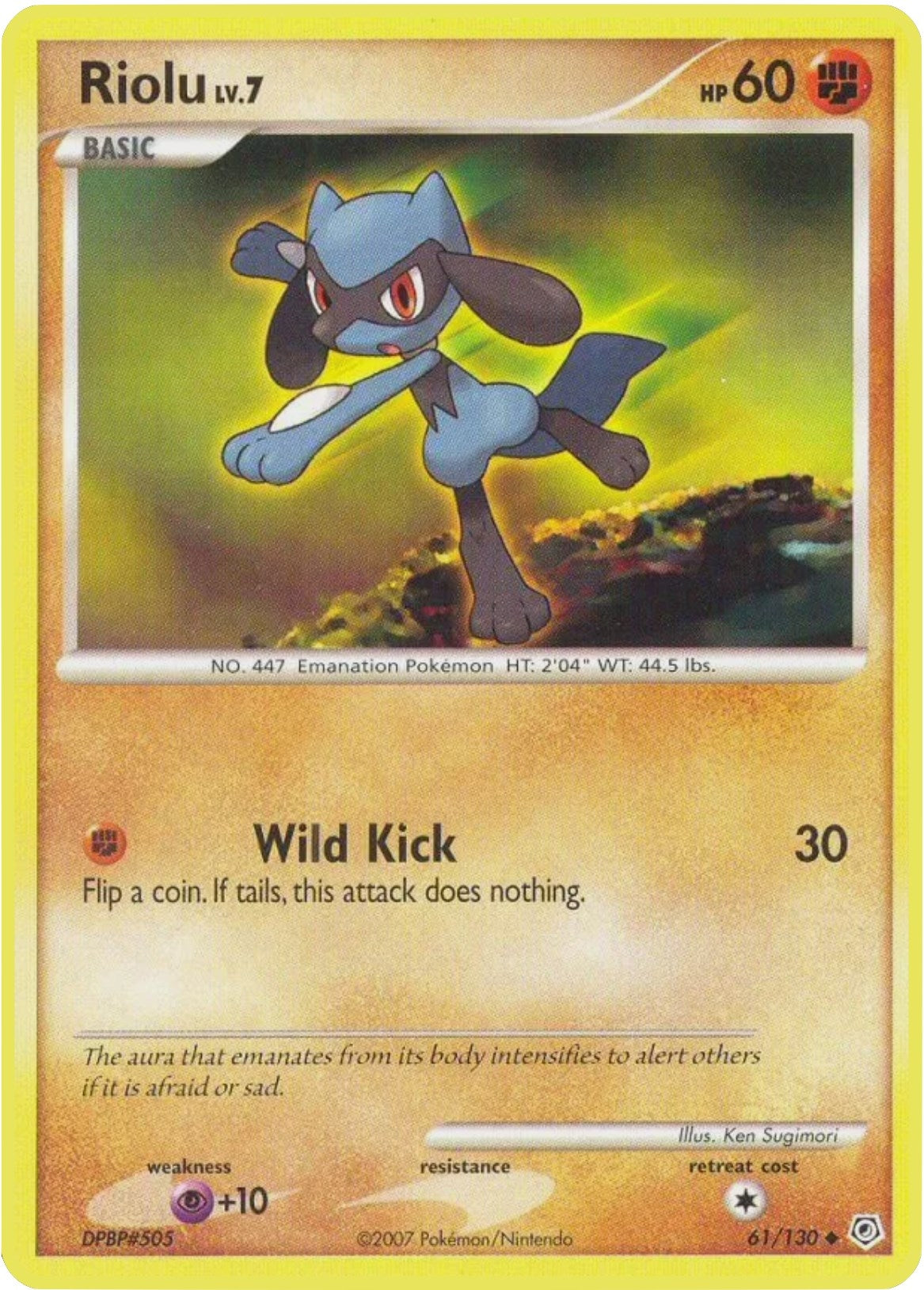 Image for Riolu (61/130) (DP) - Pokemon