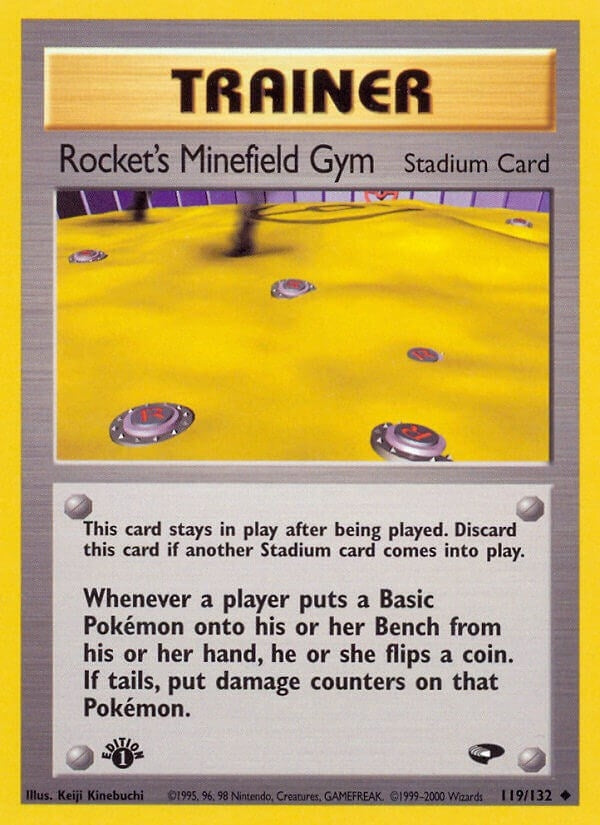 Image for Rocket's Minefield Gym (119/132) (G2) - Pokemon
