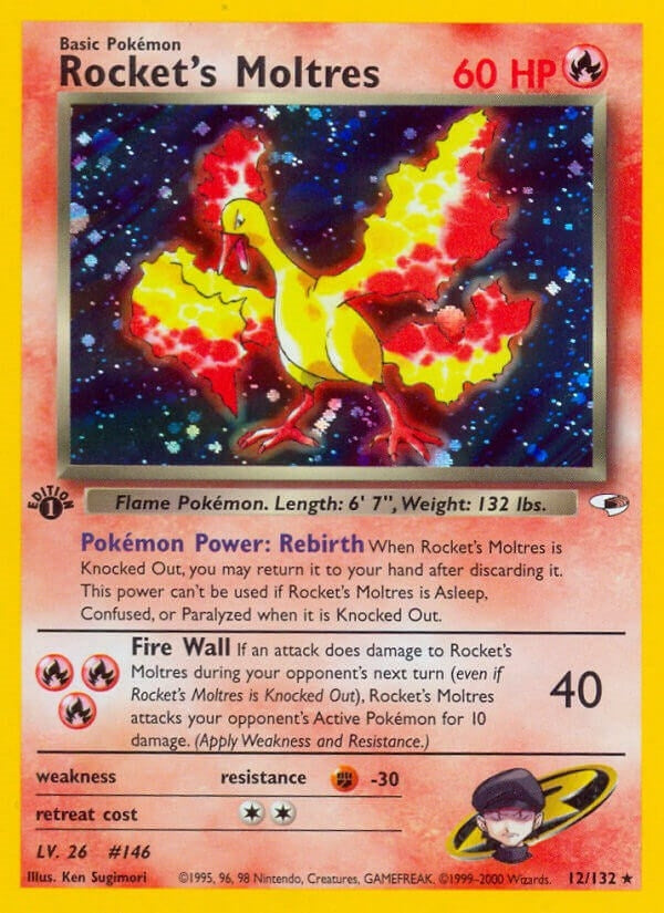 Image for Rocket's Moltres (012/132) (G1) - Pokemon