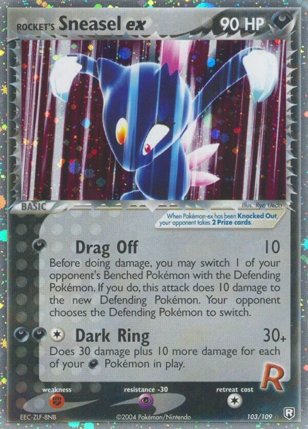 Image for Rocket's Sneasel ex (103/109) (RR) - Pokemon