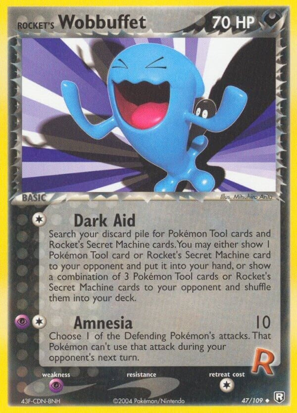 Image for Rocket's Wobbuffet (47/109) (RR) - Pokemon
