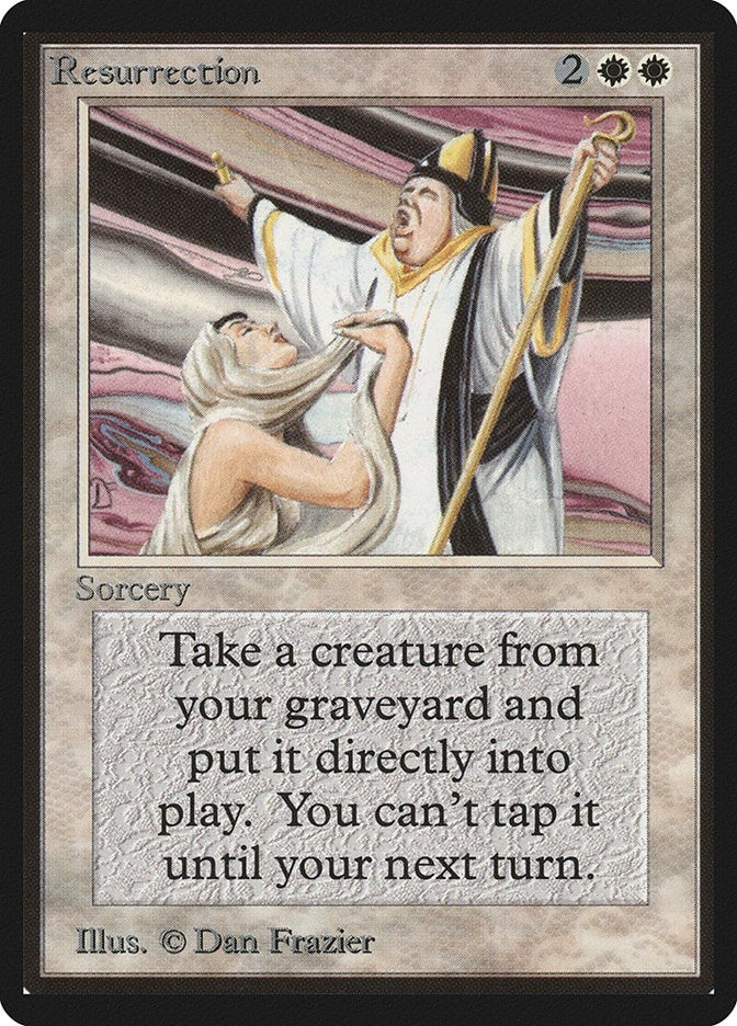 Image for Resurrection - Magic: The Gathering