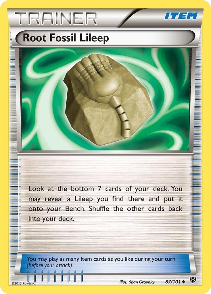 Image for Root Fossil Lileep (87/101) (PLB) - Pokemon
