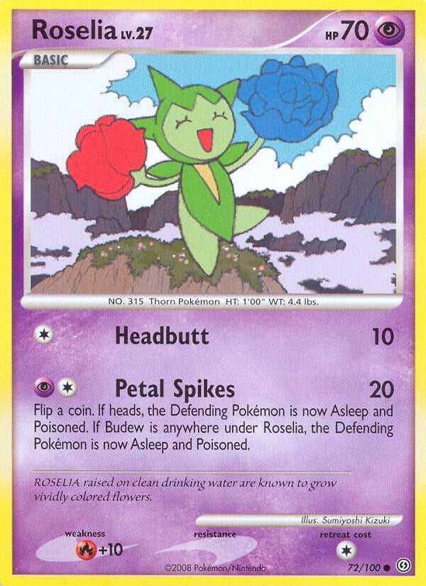 Image for Roselia (72/100) (SF) - Pokemon