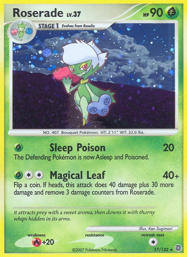 Image for Roserade (17/132) (SW) - Pokemon