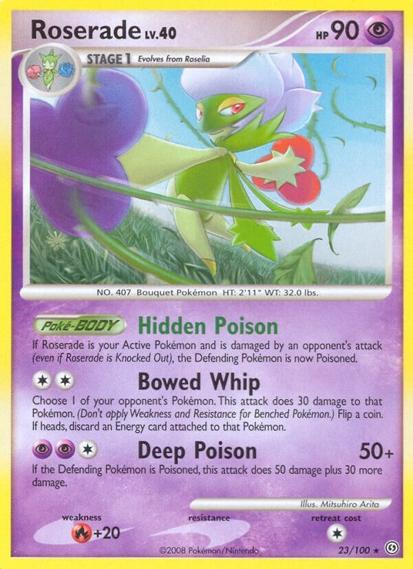 Image for Roserade (23/100) (SF) - Pokemon