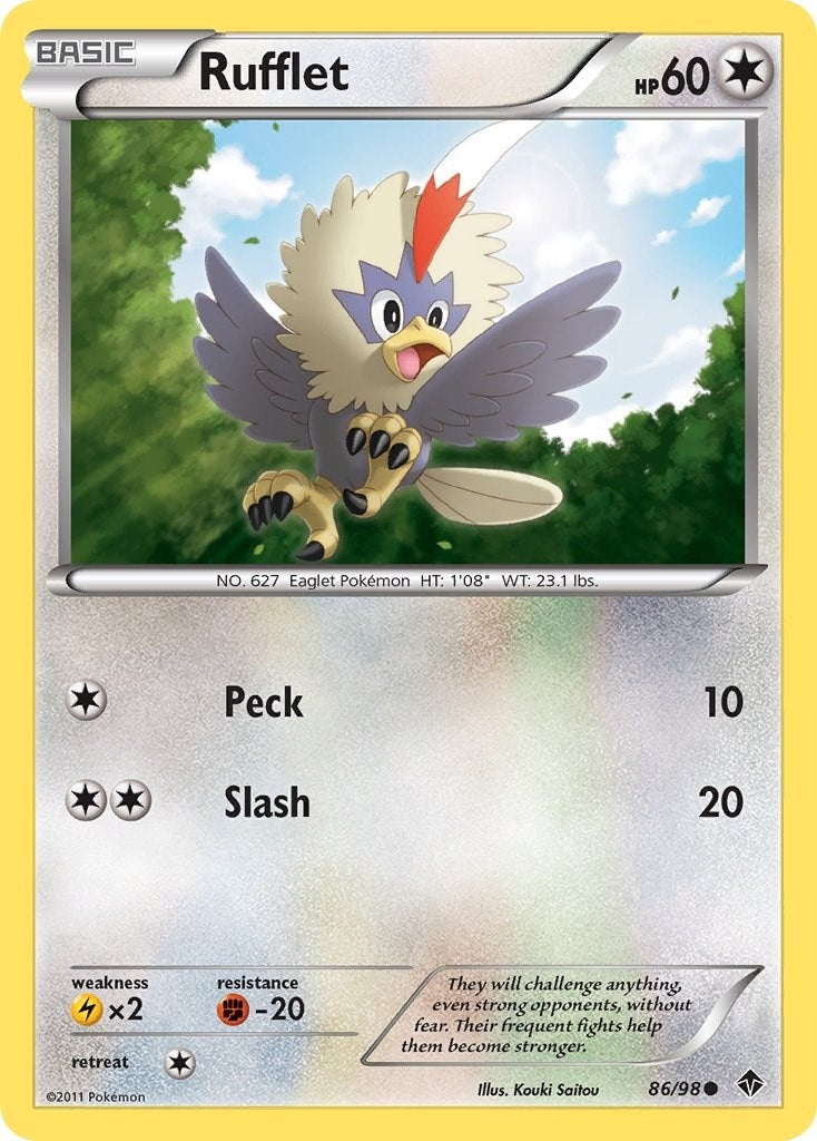 Image for Rufflet (86) (86/98) (EPO) - Pokemon